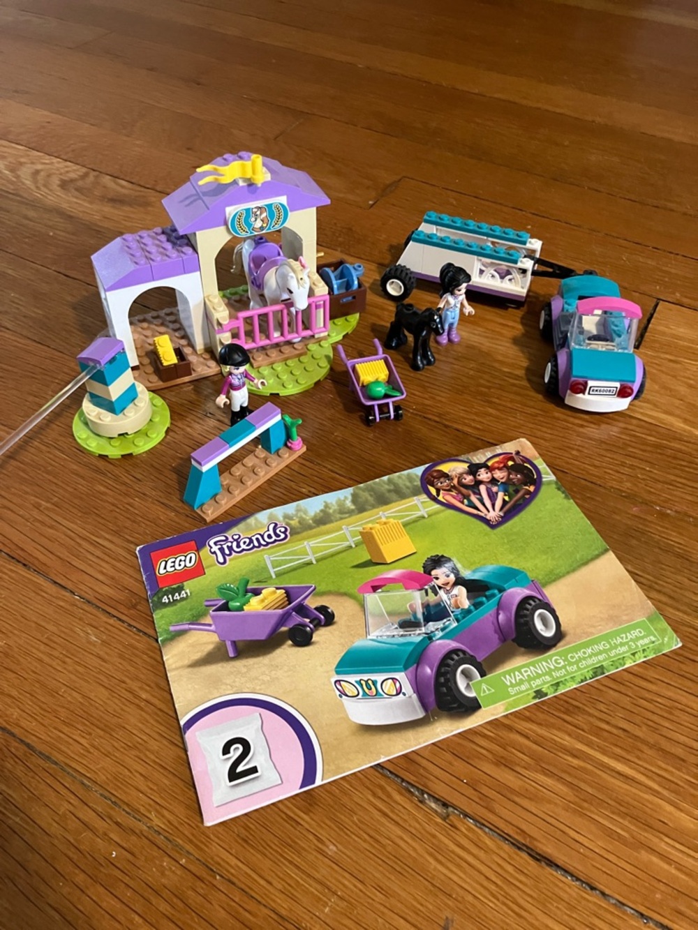 EUC LEGO Friends Set 41441 Horse Training and Trailer RETIRED